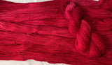 FIRECRACKER RED Alpaca Yarn: Sport Weight, Kettle Dyed