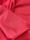 Solid Watermelon Pink Cotton Fabric: Sold as a Piece- 56" by 1+ yd
