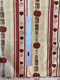 Cotton Fabric with a Sewing Theme Buttons, Thread & Notions: Sold by the yard