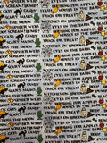 Vintage Halloween Fabric: Haunted Halloween-Mumms the Word by Debbie Mumm for SSI Sold by 1/2 yd