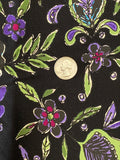 Retro Canvas Fabric in Retro Colors: Sold as a Piece