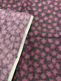 Burgundy Batik-Style, Elegant & Gorgeous,  Cotton Fabric 44" Wide x 1 yard