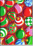 Over the Top Ornaments fabric a single piece 44" by 22"