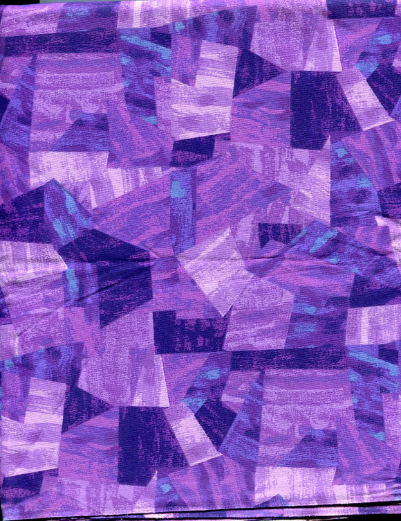 Perplexingly Purple Print Fabric  43