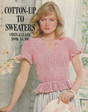 6 Cotton Sweater Patterns from the 80's for Digital Download