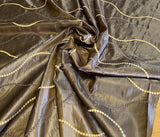 Butterscotch/Brown Poly/Faux Silk Fabric