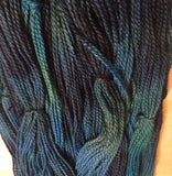 SHADES of GREEN Alpaca/Silk yarn- 10 Mini Skeins