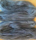 BLUE STEEL Wool/Tencel Sock Yarn Indie Kettle Dyed, Soft and Unique