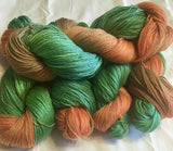 PUMPKIN PATCH Wool/Tencel Sock Yarn