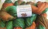 PUMPKIN PATCH Wool/Tencel Sock Yarn