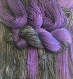 MALEFICENT Baby Alpaca Sportweight Yarn- Hand Painted