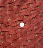Crescent Moon Double Layer Fabric Metallic Copper & Khaki 60" Wide