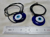 Blue Eyed Glass Lamp Work Jewelry