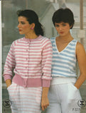 DIGITAL Knitting Patterns: 9 Striped Summer Sweaters