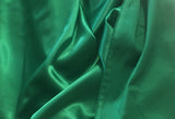 Stretch Satin by Lauren Hancock in Nile Green 57/59" wide, sold by the yard. Go Green in the Most Dramatic Way