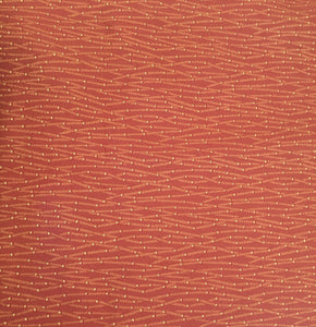 Fabric: Terra Cotta and Gold: 56" wide, by the yard- Costuming or Dressy