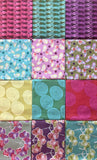 Fat Quarters 100% Cotton in Warm, Coordinating Colors