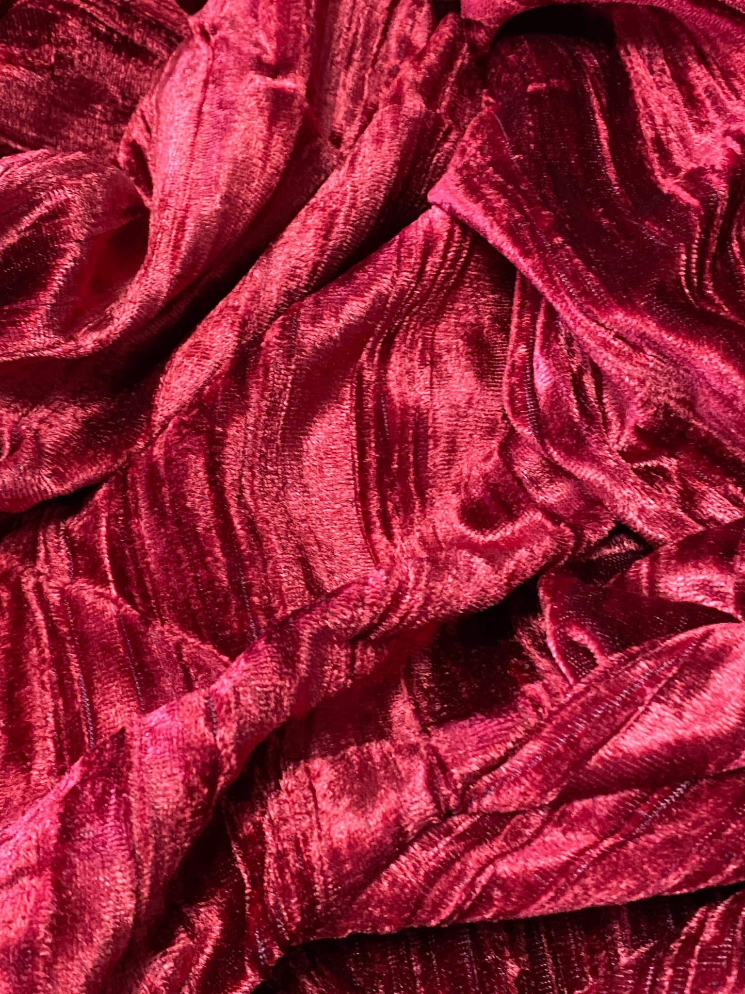Red - Crushed Velvet