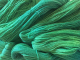 EVERGREEN Wool & Tencel Sock/Fingering Yarn- Kettle Dyed