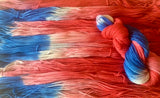 FIREWORKS 100% Organic Merino Worsted Yarn, Indie Kettle Dyed