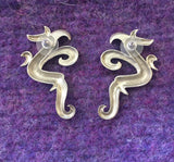 Sea Serpent Earrings from JJ Jonette 1986-Artifacts Line