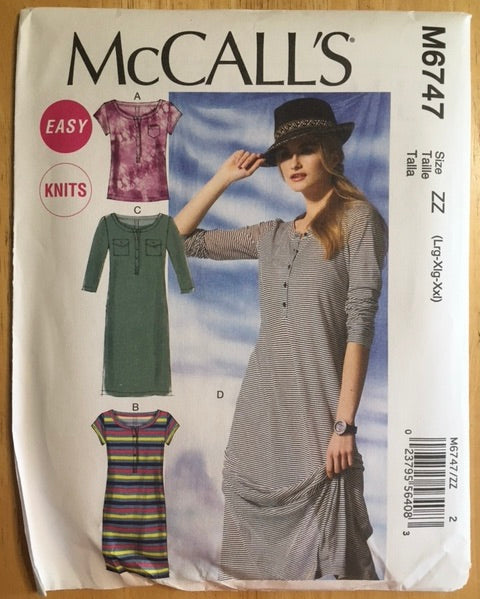 McCall's 6747: Henley-Style Shirt or Dress