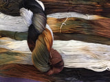 CALICO DRAGON: 100% Organic Merino Worsted Yarn, Hand Painted