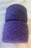 PURPLE HAZE Boucle Alpaca-Merino Kettle Dyed Yarn
