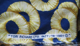 Cotton Pineapple Fabric: 2 yard piece by Tori Richard Ltd.
