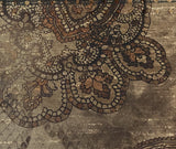 Silky Soft Paisley Panels Fabric in Sumptuous Gold & Browns-54-56" wide. Sold by the yard.