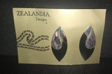 Marine Opal Shield Earrings by Zealandia from the 1990s