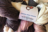 COOKIES & CREAM Wool/Tencel Sock Yarn Indie Hand Painted