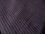 Chocolate Brown Wool Blend Fabric: Medium weight with Dark Pinstripes- sold by the yard