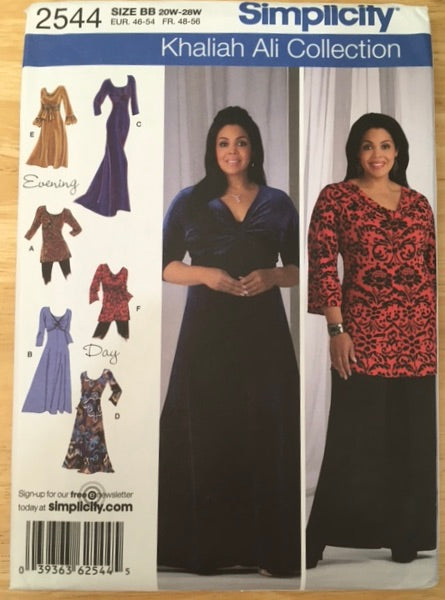 Dress Sewing Pattern: Simplicity 2544 Women's Sizes