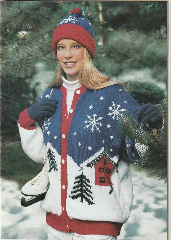 DIGITAL Winter Wonderland Sweater Pattern- Knitting