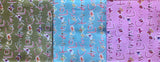 Fat Quarters 100% Cotton in Warm, Coordinating Colors