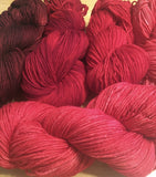 DRAGON'S HEART Color Gradient Set Set of 5 skeins of Merino/Cashmere