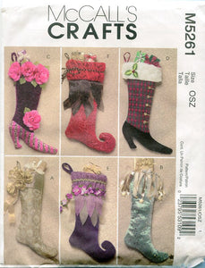Christmas Stocking Pattern from McCall's #5261
