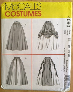 Costume Skirts: McCall's  Pattern 4090 Sizes 14-20 Vintage OOP
