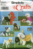 Dog Costumes for Guys & Gals, From Wizard to Ballerina, Simplicity Patterns 9884 or 4000