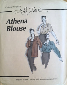 Vintage Sewing Pattern: Woman's Blouse "Athena" from La Fred Size 4-22