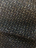 Metallic Gold Knit fabric: 57"/58" wide by 2 and 1/4 yard long, Poly/Nylon/Spandex. Gorgeous color movement
