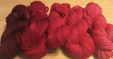 DRAGON'S HEART Color Gradient Set Set of 5 skeins of Merino/Cashmere