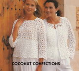 4 Crochet Tops for Women from the 1990s: Digital Patterns