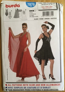 Burda Sewing Pattern 7879: Made for Dancing, Size 10-20