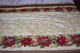 Double Border Fabric by Peggy Toole for Kaufman, Holiday Flourish 2 yard piece 56/57" wide