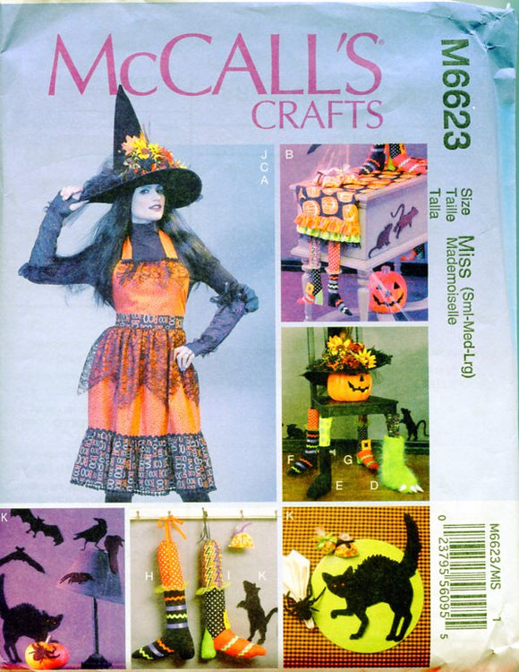 Costuming Pattern: McCalls 6623- Size S, M, L