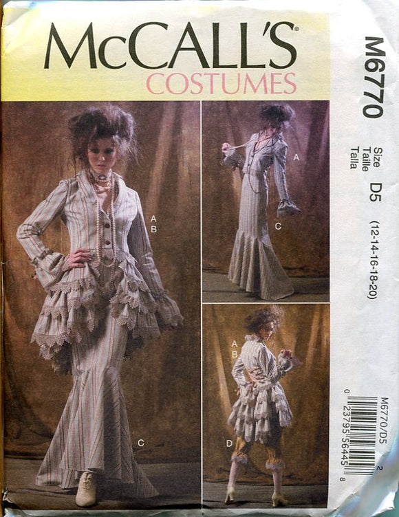 Steampunk Cosplay Sewing Pattern: McCall's 6770