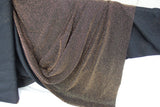 Metallic Gold Knit fabric: 57"/58" wide by 2 and 1/4 yard long, Poly/Nylon/Spandex. Gorgeous color movement