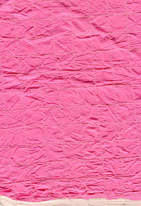 Fuchsia Pink Quilted Fabric One Piece 53" wide, sold as one piece
